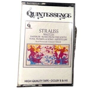 Strauss Waltzes Cassette Tape 1985 Intersound Royal Promenade Orchestra A233